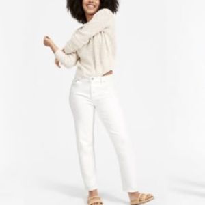 Everlane The Summer Jean White Organic Cotton